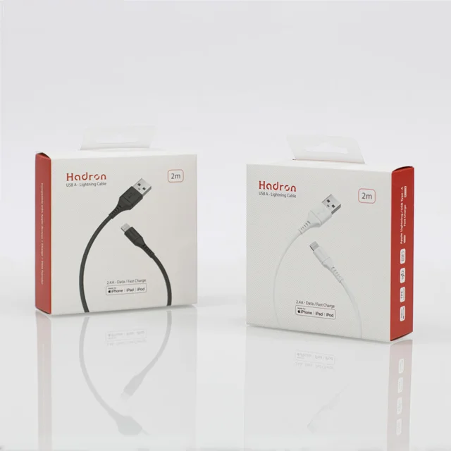 کابل تبدیل USB به لایتنینگ هادرون مدل HTC-A-L01L طول 2 متر 101711115