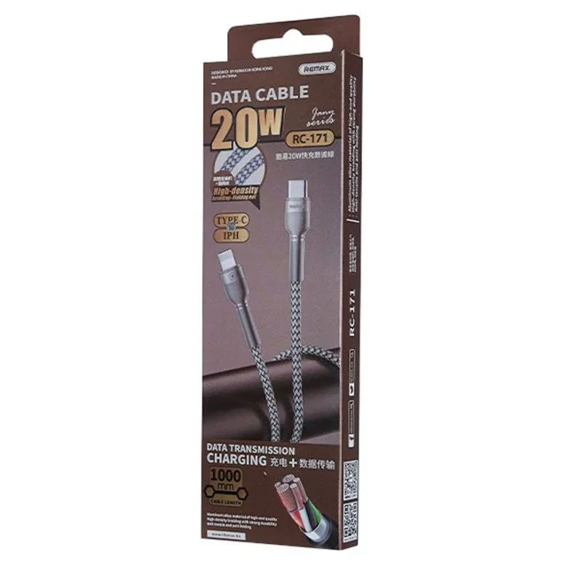 کابل تبدیل usb-c به لایتنینگ ریمکس مدل RC-171 طول 1 متر 101711439