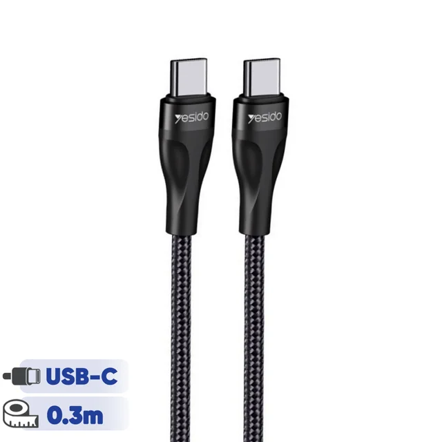کابل تبدیل usb-C به usb-C یسیدو مدل CA83 طول 0.3 متر 101711528