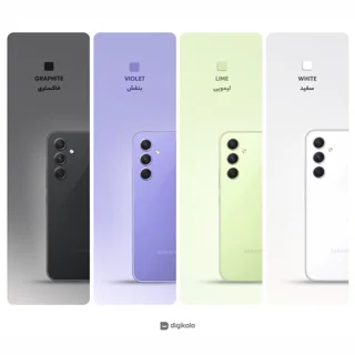 گوشی موبایل سامسونگ مدل Galaxy A54 5G دو سیم کارت ظرفیت 128 گیگابایت و رم 8 گیگابایت - ویت 101650504