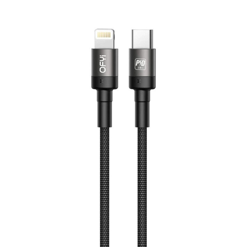 کابل تبدیل USB-C به لایتنینگ اوفی مدل CA-11PD 30W طول 1.2 متر