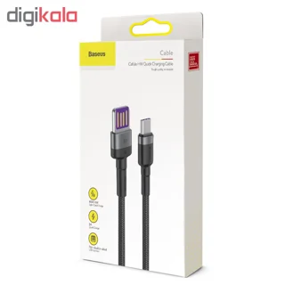 کابل تبدیل USB به USB-C باسئوس مدل CATKLF-PG1 طول 1 متر 101650966