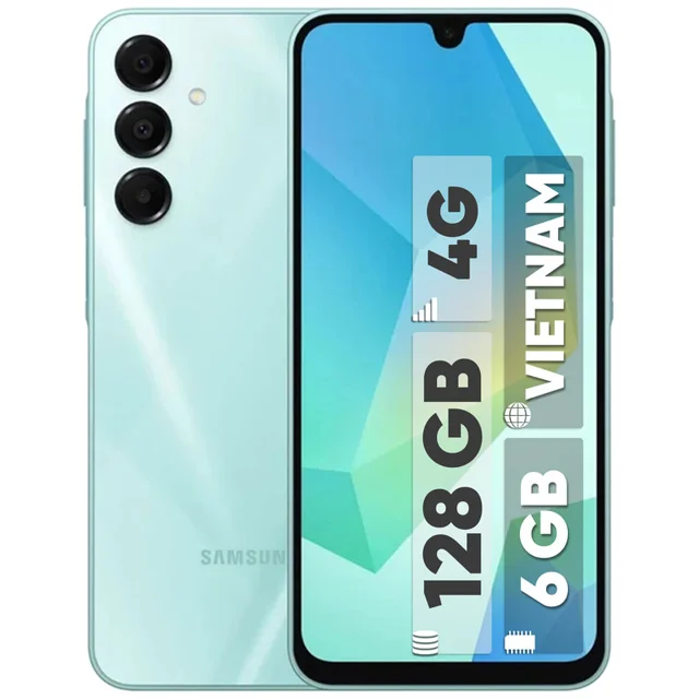 گوشی موبایل سامسونگ مدل Galaxy A16 4G دو سیم کارت ظرفیت 128 گیگابایت و رم 6 گیگابایت - ویت 101650531