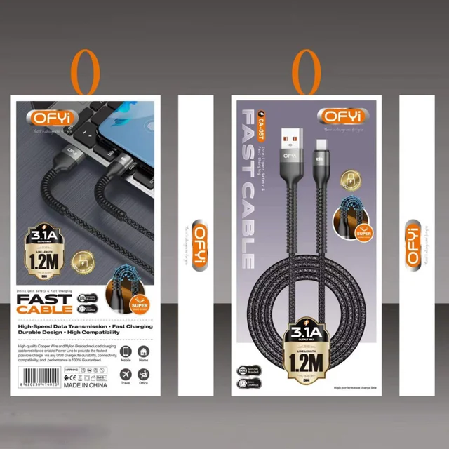 کابل تبدیل USB به USB-C اوفی مدل CA-05T 5A طول 1.2 متر 101711656