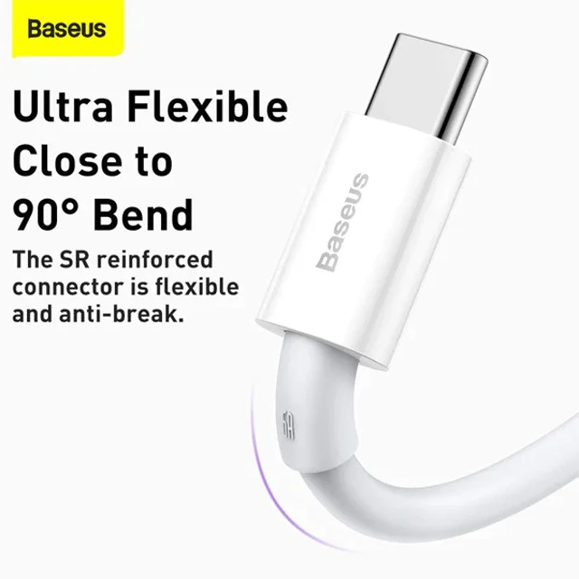 کابل USB به USB-C باسئوس مدل (CATYS-A02 (6A 66W طول 2 متر 101657674