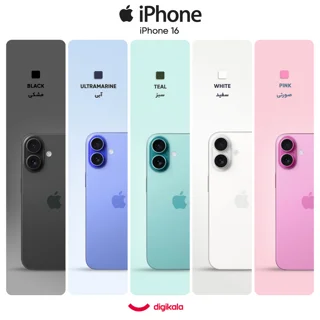 گوشی موبایل اپل مدل iPhone 16 CH دو سیم کارت ظرفیت 128 گیگابایت و رم 8 گیگابایت 101649941