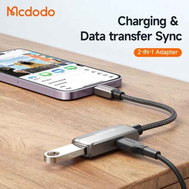 مبدل لایتنینگ به USB3.0 / لایتنینگ مک دودو مدل CA269 101650872