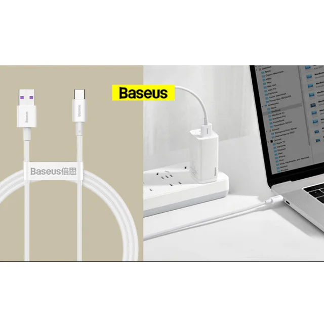 کابل USB به USB-C باسئوس مدل (CATYS-A02 (6A 66W طول 2 متر 101651293