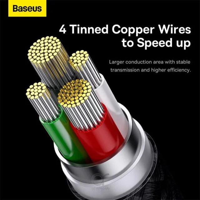 کابل تبدیل USB به لایتنینگ/USB-C/microUSB باسئوس مدل Star Speed طول 1.2 متر 101651265