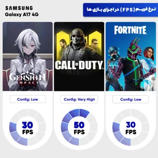 گوشی موبایل سامسونگ مدل Galaxy A17 4G دو سیم کارت ظرفیت 128 گیگابایت و رم 6 گیگابایت 101650577