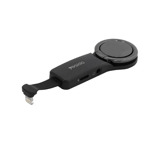 مبدل لایتنینگ به جک 3.5 میلی متری / لایتنینگ یسیدو مدل YAU10 3in1 101650791