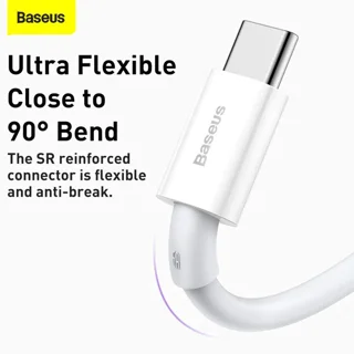 کابل USB به USB-C باسئوس مدل (CATYS-A02 (6A 66W طول 2 متر 101651291