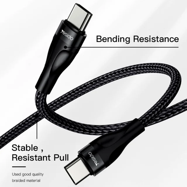کابل تبدیل usb-C به usb-C یسیدو مدل CA83 طول 0.3 متر 101711536
