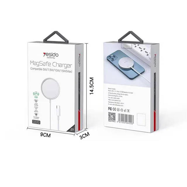 شارژر بی سیم یسیدو مدل MagSafe DS10 101651420