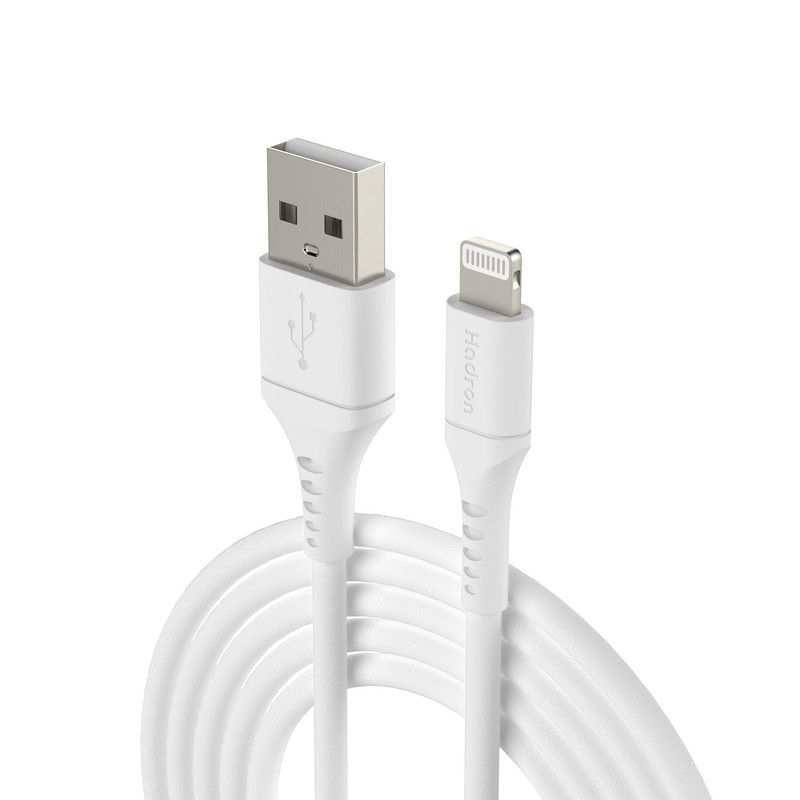 کابل تبدیل USB به لایتنینگ هادرون مدل HTC-A-L01L طول 2 متر