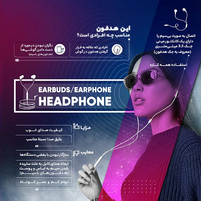 هدفون آمپلیفای مدل VK-1002 101650743