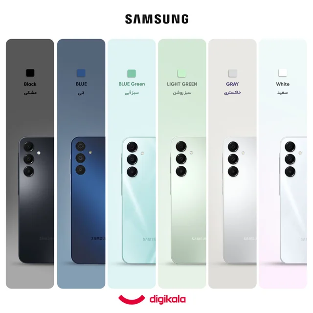 گوشی موبایل سامسونگ مدل Galaxy A16 4G دو سیم کارت ظرفیت 128 گیگابایت و رم 6 گیگابایت - ویت 101650532