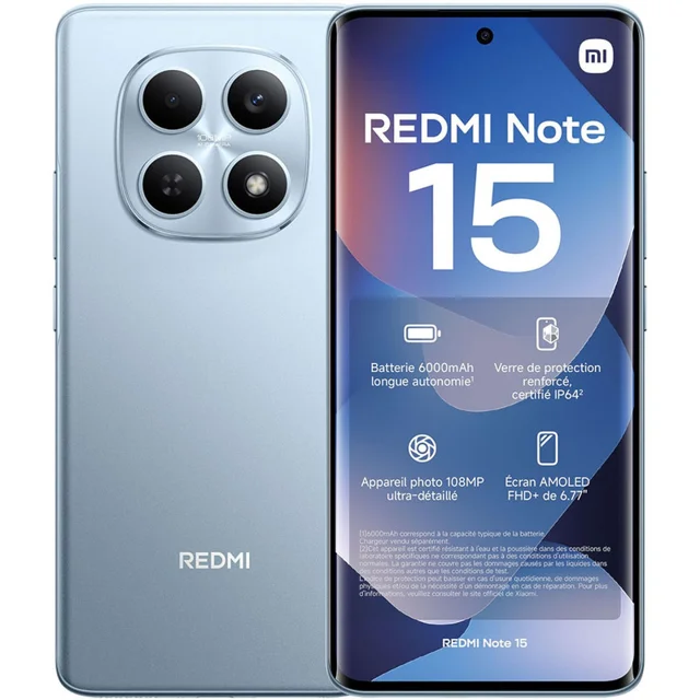 گوشی موبایل شیائومی مدل Redmi Note 15 4G دو سیم کارت ظرفیت 256 گیگابایت و رم 8 گیگابایت 101650633