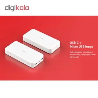 پاوربانک 18 وات شیائومی مدل Redmi PB200LZM ظرفیت 20000 میلی آمپر ساعت 101651468