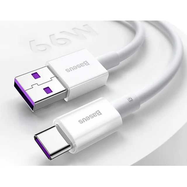 کابل USB به USB-C باسئوس مدل (CATYS-A02 (6A 66W طول 2 متر 101657672