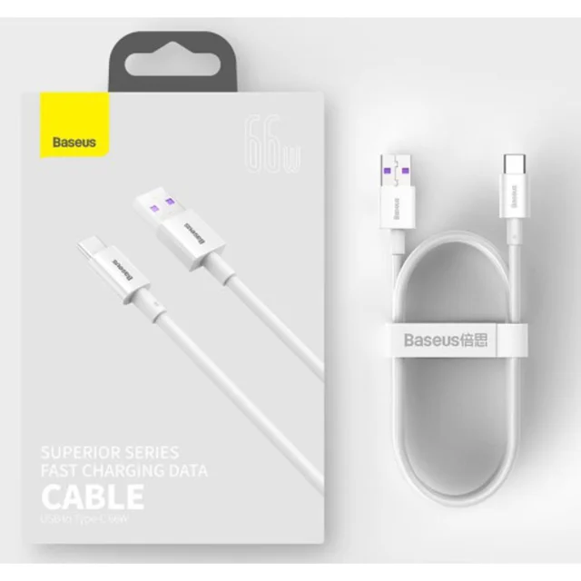 کابل USB به USB-C باسئوس مدل (CATYS-A02 (6A 66W طول 2 متر 101657676